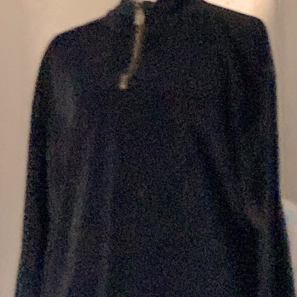 Velour black shirt